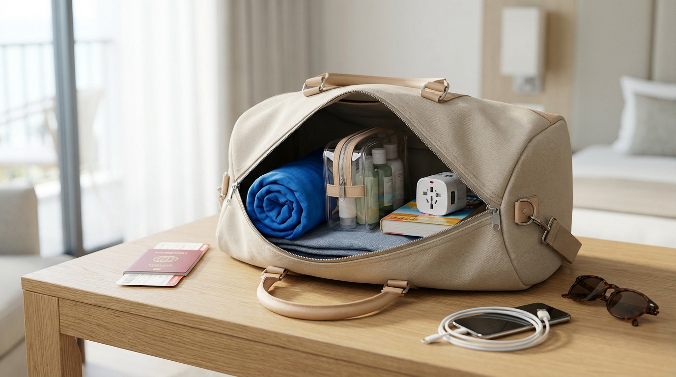 Essentiels sac voyage | Checklist complète & pro 2025 - Beaute Lumiere